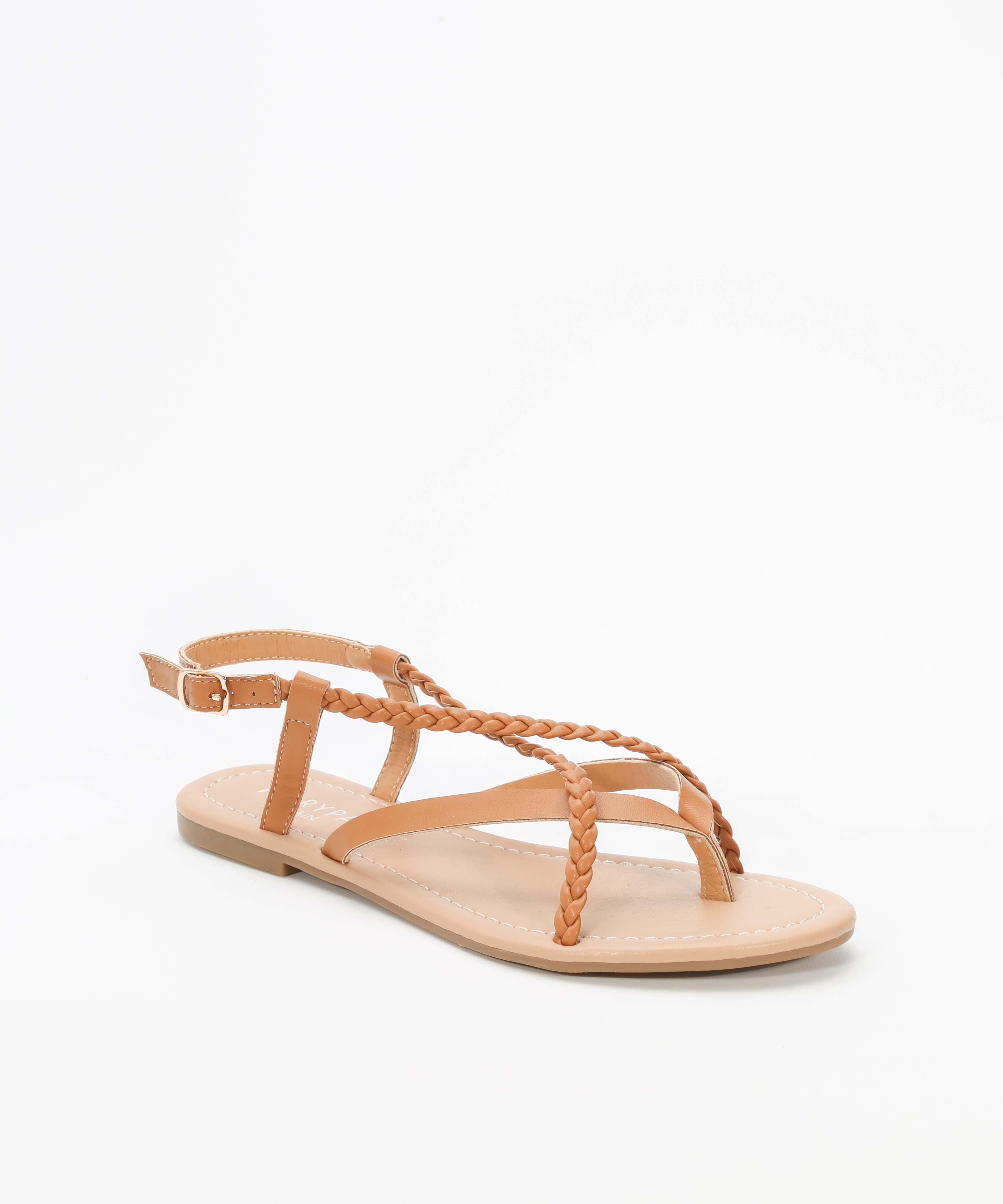 Sandalias planas trenzadas image number null